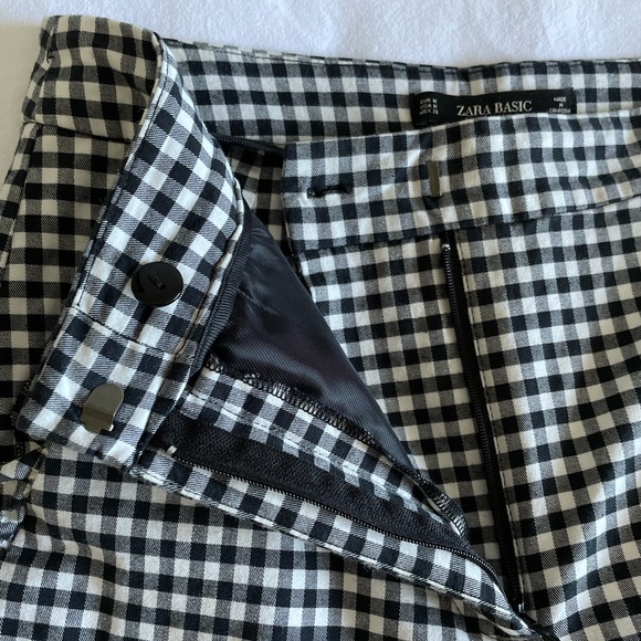 ZARA CHECKED TROUSER - Picture 6 of 7